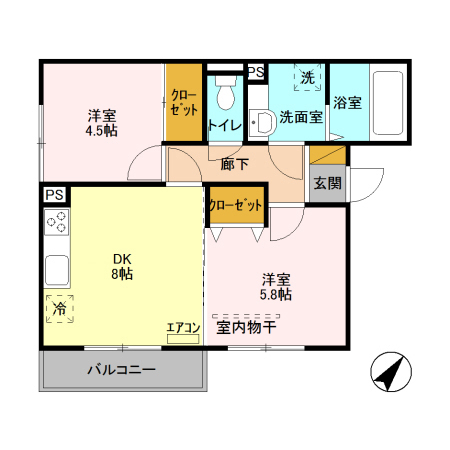 アイリス錦町の間取り