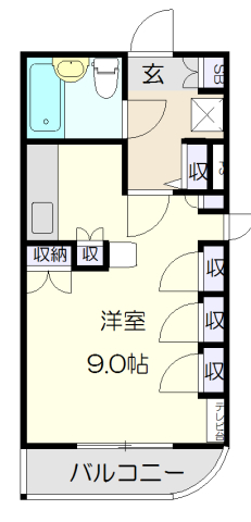 アーバンハイツ茶屋ヶ坂の間取り