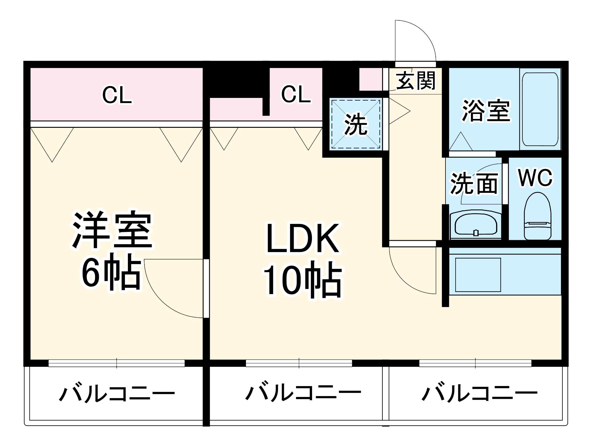 CASA NOAH高峯町の間取り