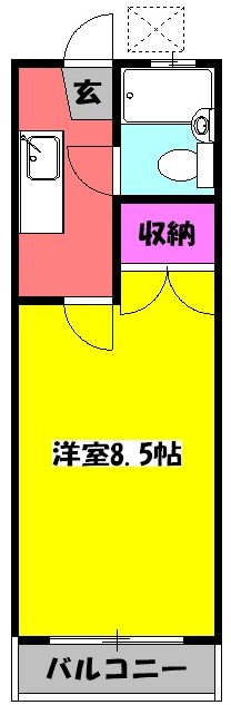 ハイツコシヅカの間取り