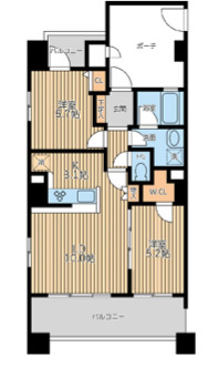 リーフコンフォート新小岩の間取り