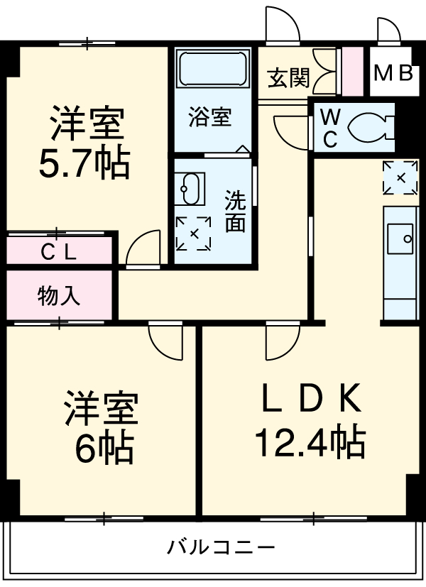 サンタモニカの間取り
