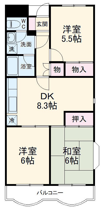 グリーンヴィレッジ東川口の間取り