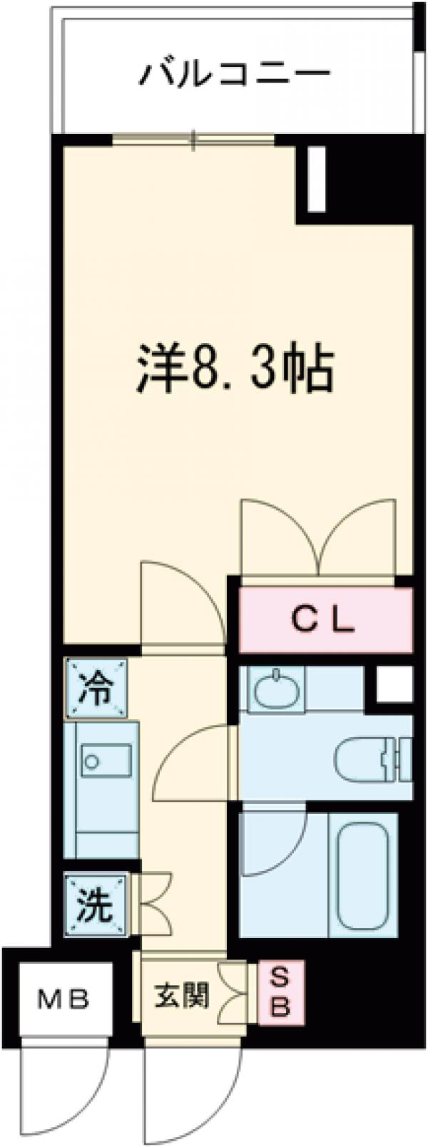 ヴェルト平井の間取り