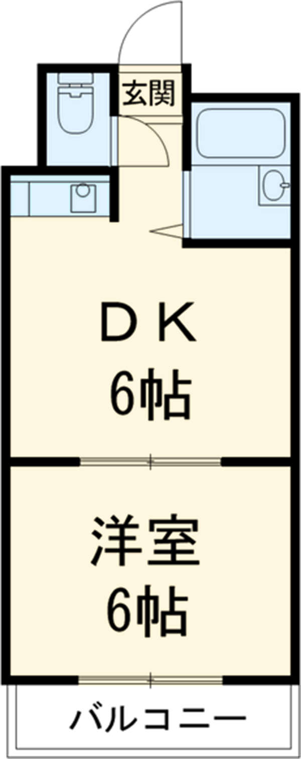 コーポラベンダーの間取り