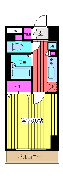 スカイコート新小岩の間取り
