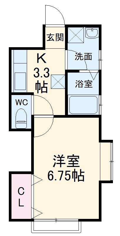 ドエル中央の間取り