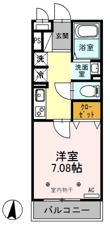 フルールさくらⅡの間取り