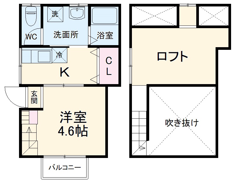 Marea 北町の間取り