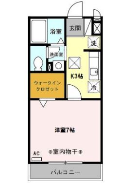 ソレイユ瑞江の間取り