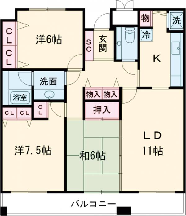 リバーサイド隅田セントラルタワーパレスの間取り