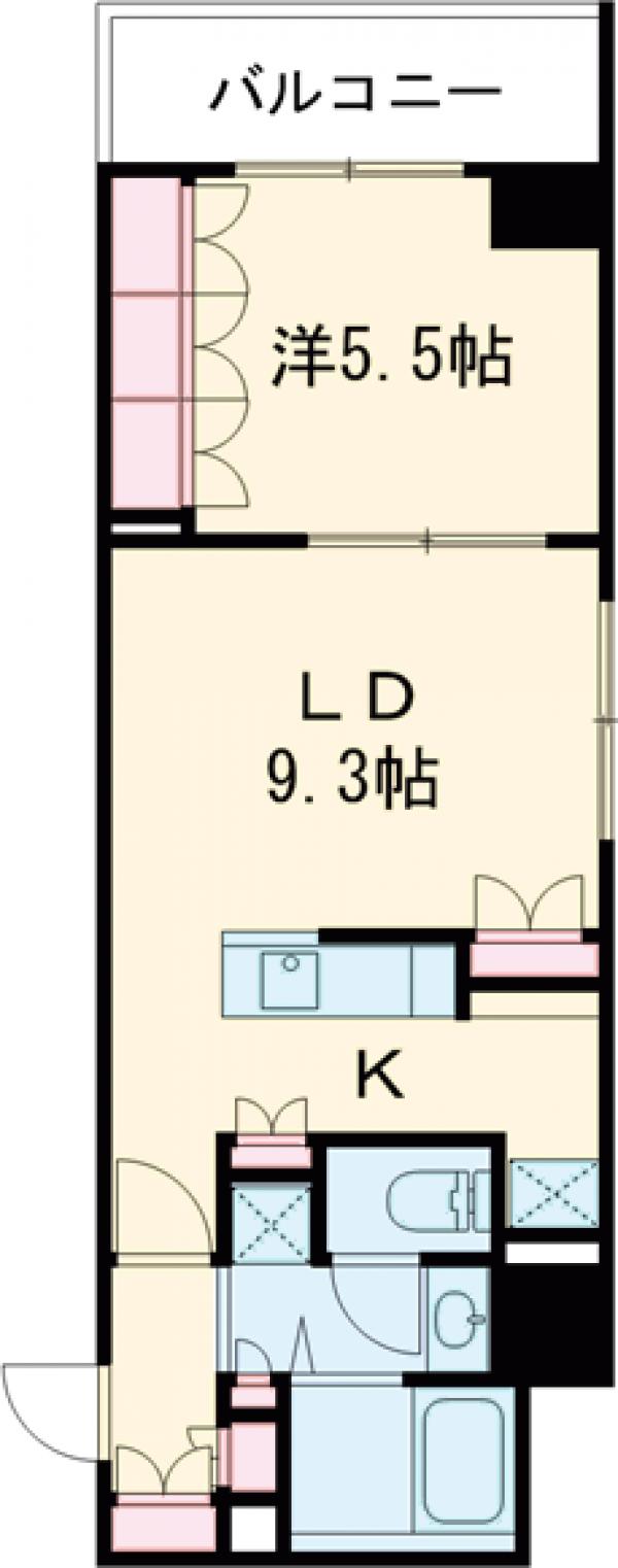 プライマル錦糸町・212号室の間取り