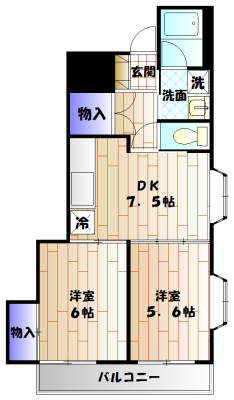 SKビルディングの間取り