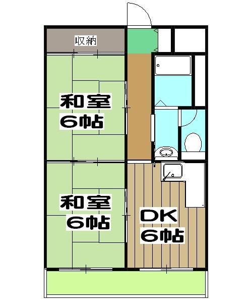 北ノ口安田マンションの間取り