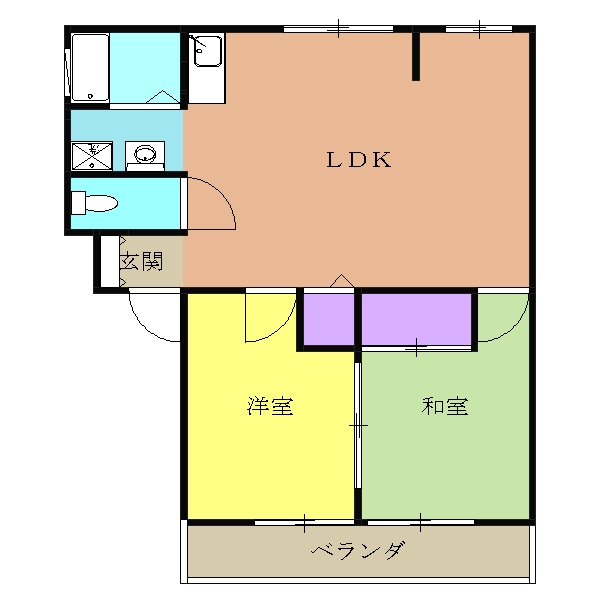 カーサエミの間取り