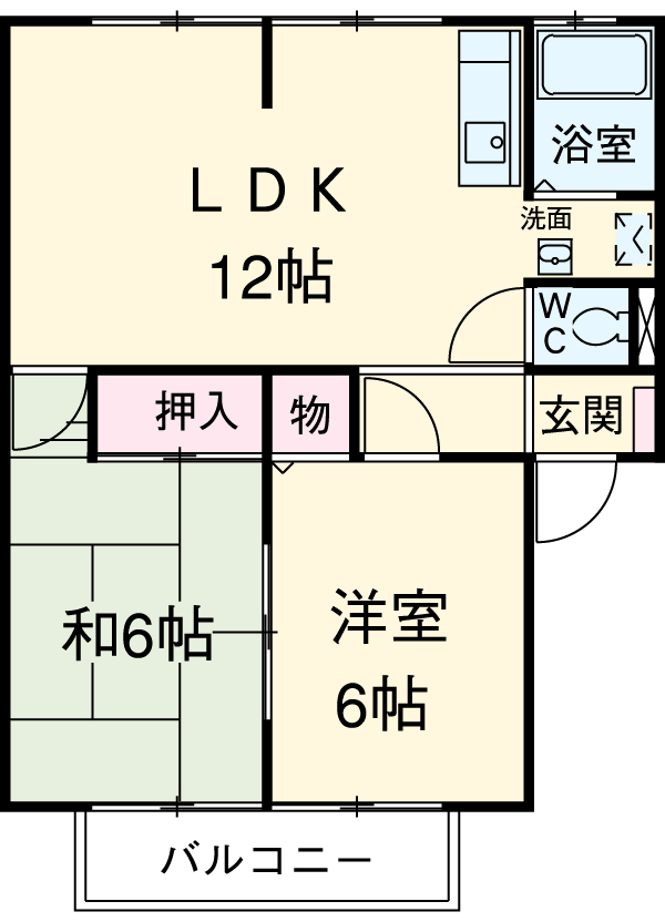 カーサエミの間取り