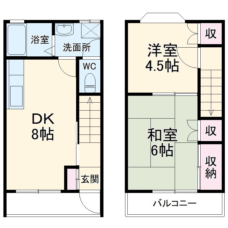 セゾンアドラブールの間取り