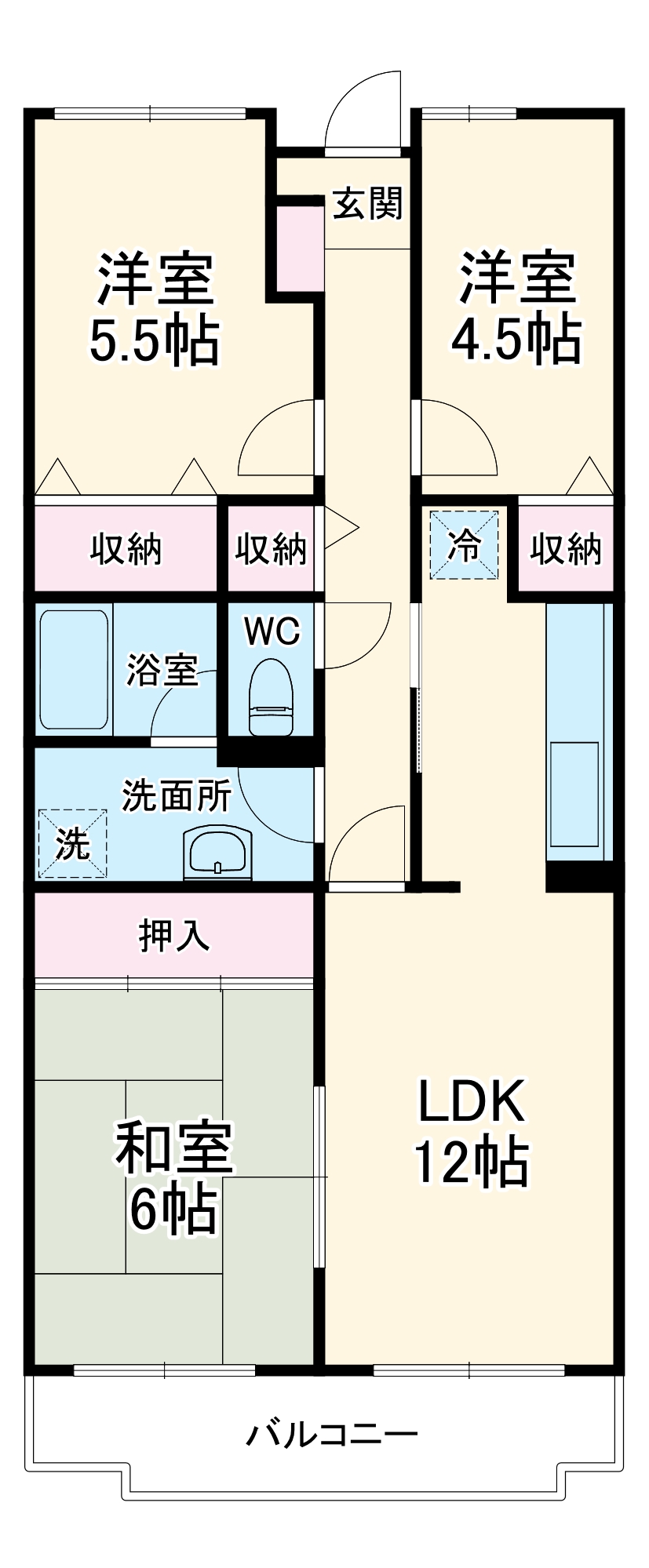 アートTMSの間取り