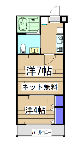 NICO西京極の間取り