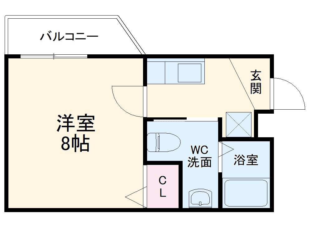 カノン西院の間取り