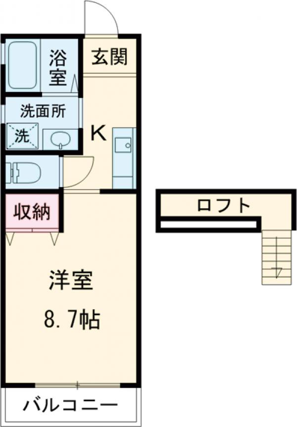 クーネルハイツ桂の間取り