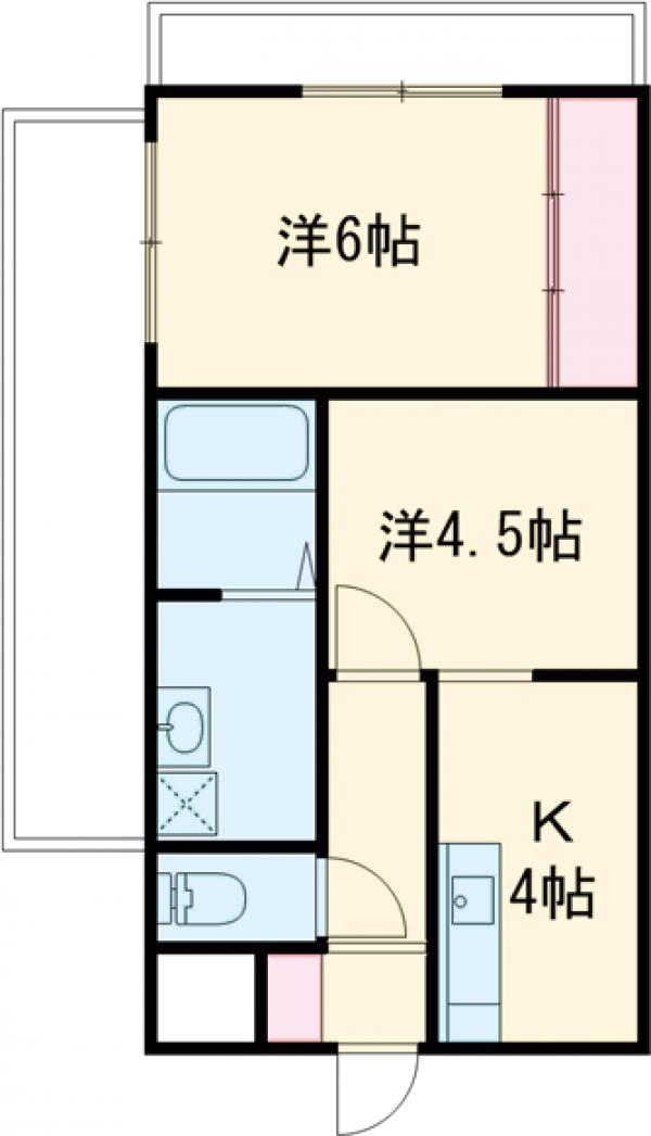 第三シャトーウメダの間取り