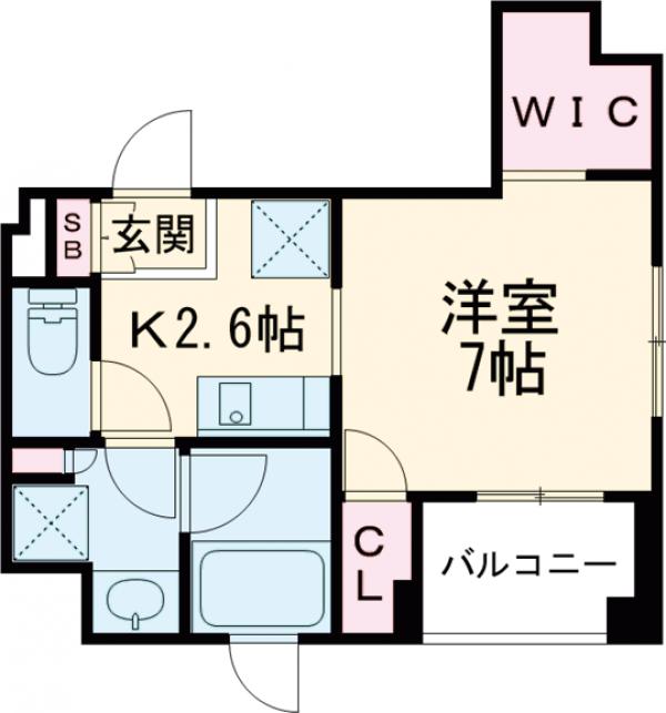シャルマン小国・401号室の間取り