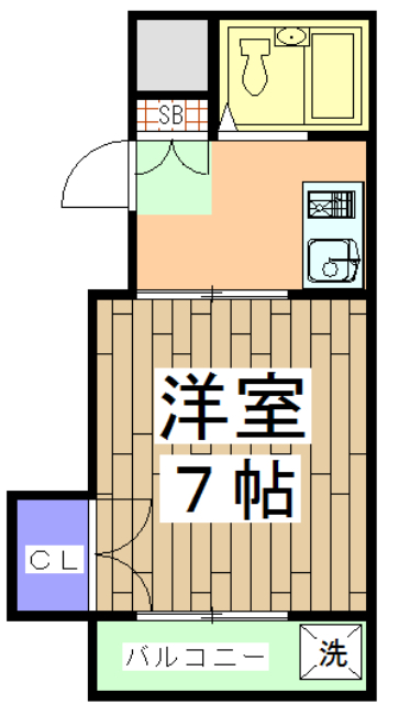 フラット6の間取り