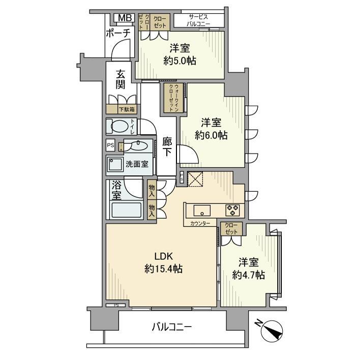 2/2 間取