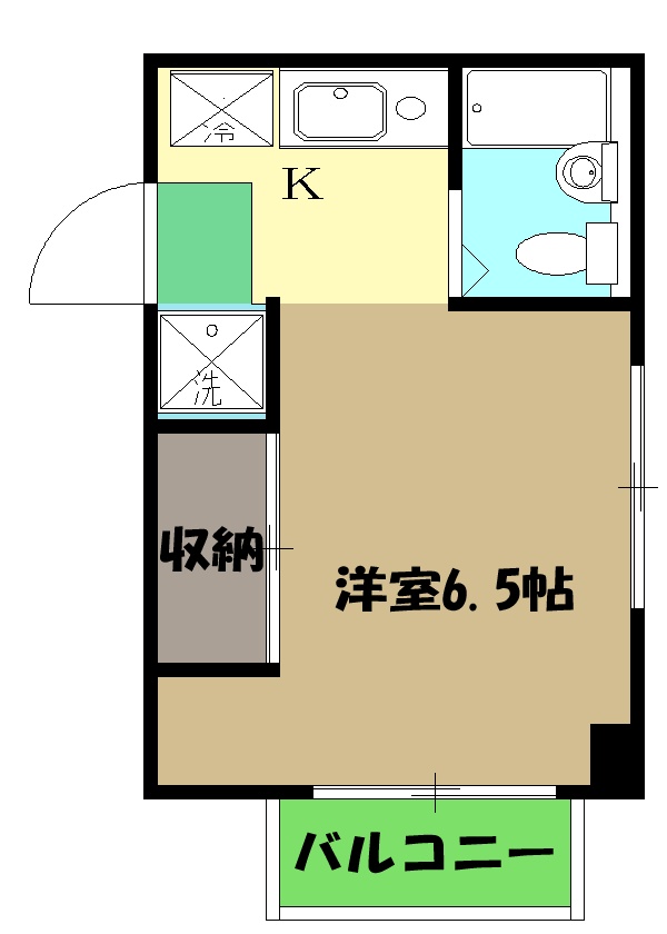 コーポリカⅡの間取り