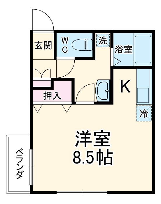 ユアーズAの間取り