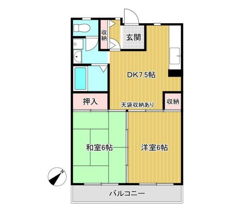 シャルム宮崎台の間取り
