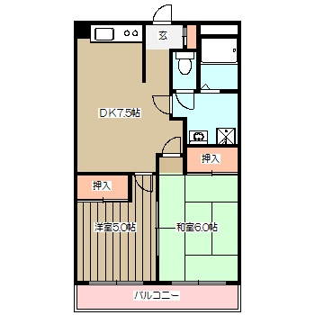 サチ・マンションの間取り