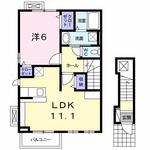 シャルム シャトレの間取り