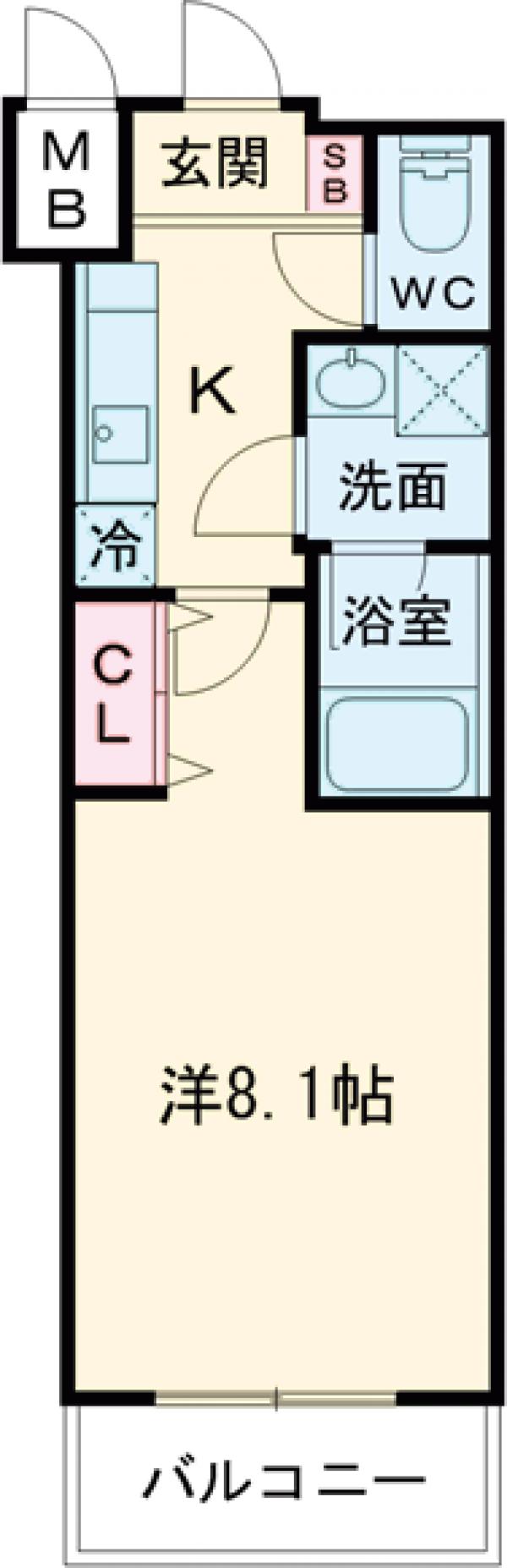 FRERE COURT 錦糸公園の間取り