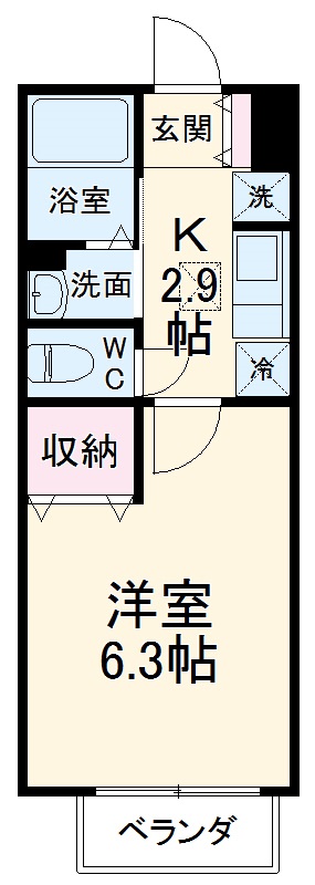 ドミールの間取り
