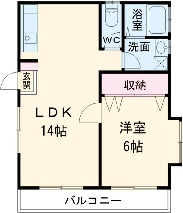 コーポ坂上の間取り