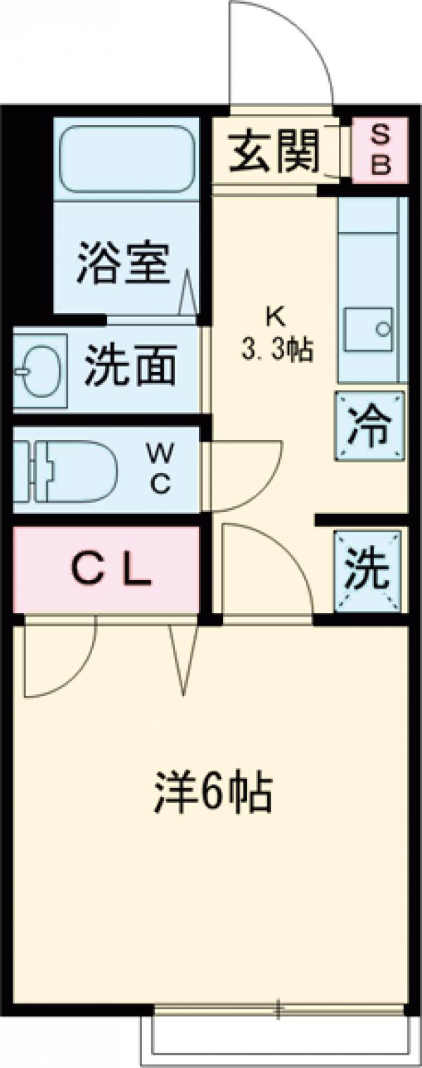 フォートレス緑川の間取り