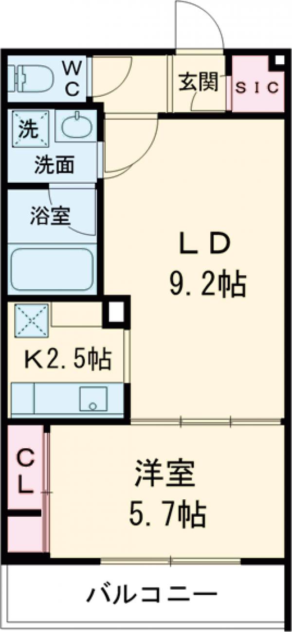 ＨＹ’ｓ　Ｖｉｇｏｒ　墨田・419号室の間取り