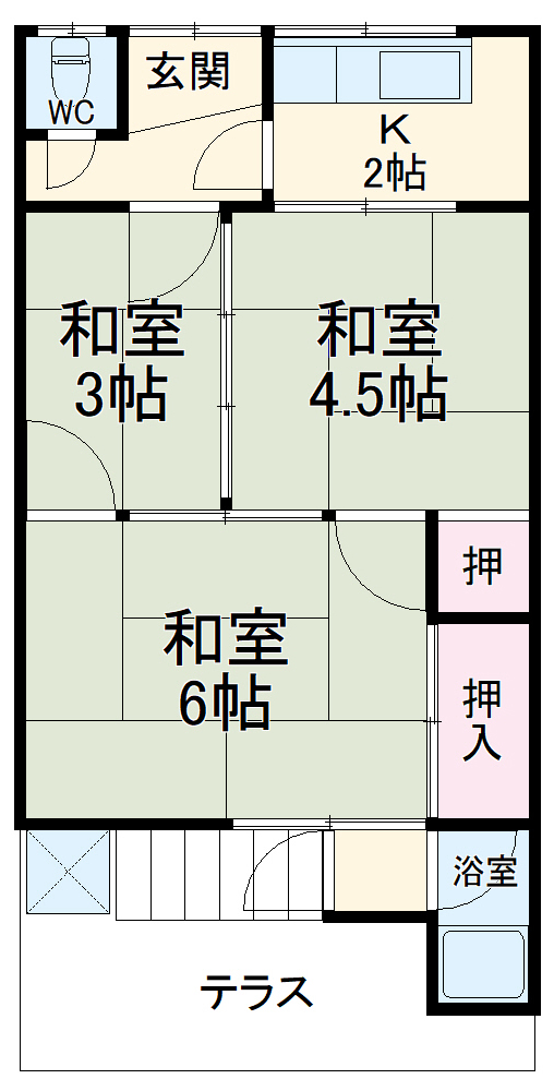 嵯峨野アルファの間取り