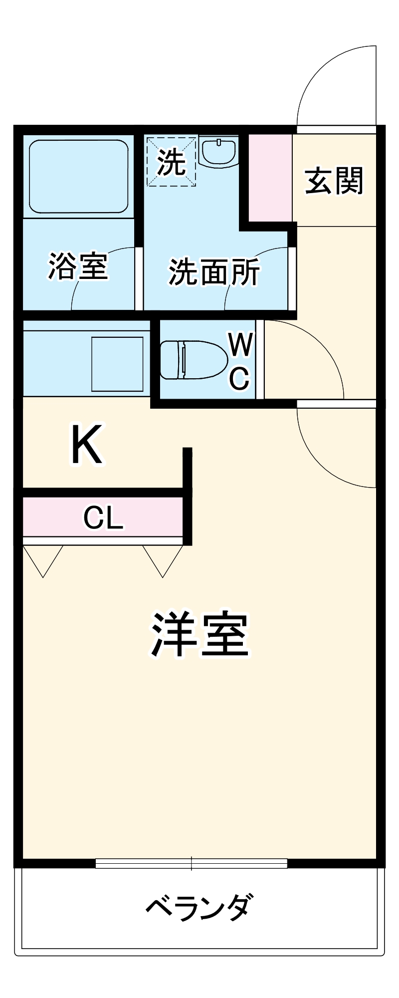ドマーニⅠの間取り
