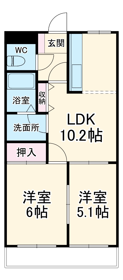 グランディオスⅡの間取り