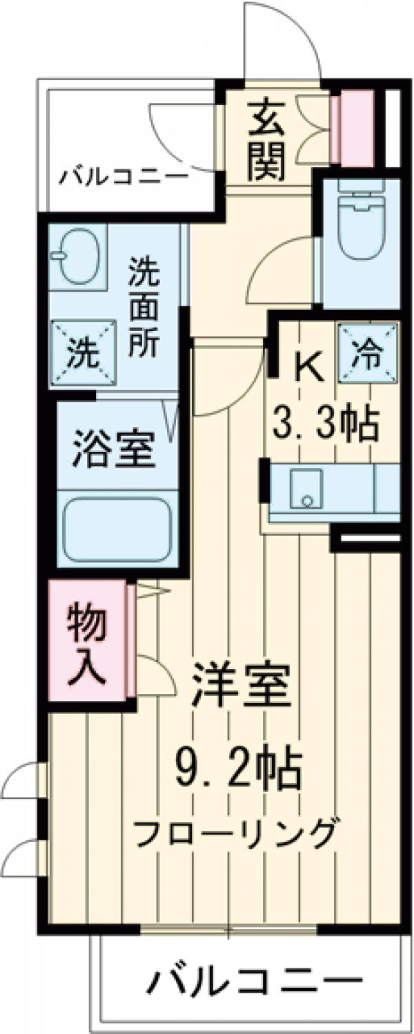 KIRIE MAISON国立の間取り