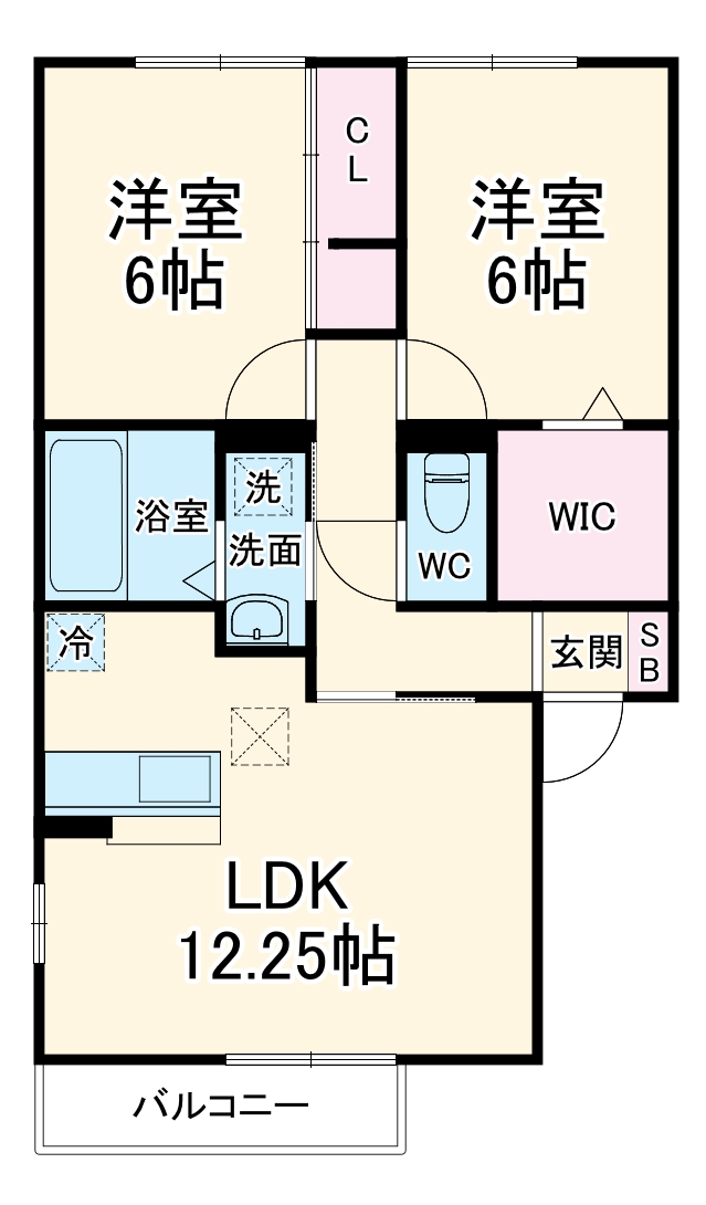 ボナールの間取り