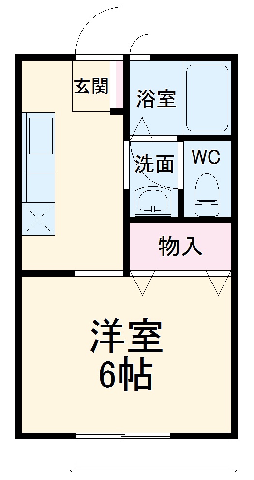 サンモール・ヤナセの間取り