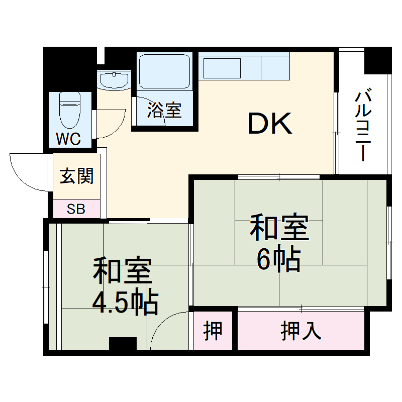 リエス西院の間取り