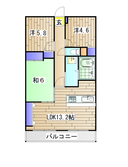 グランビュー嵐山の間取り