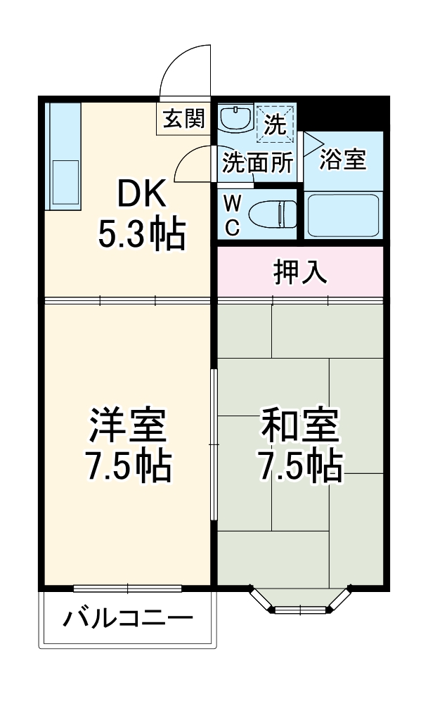 スマイラックスAの間取り