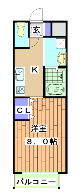 A-mon太秦天神川の間取り