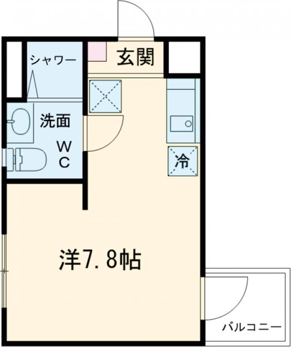 Ｇｌａｎｂｅｒｒｙ八広・203号室の間取り